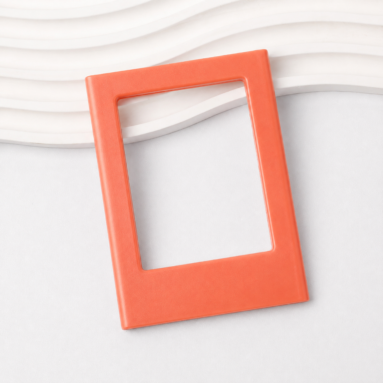 Orange magnetic photo frame