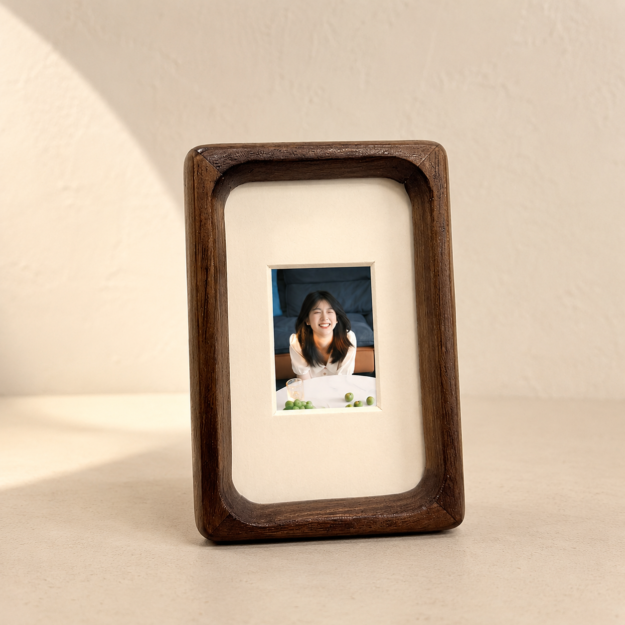 Upgraded Black Walnut solid wood photo frame